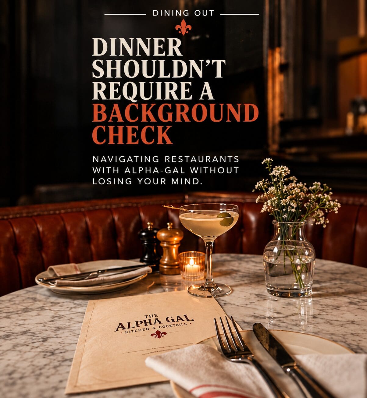 Dining out with Alpha Gal