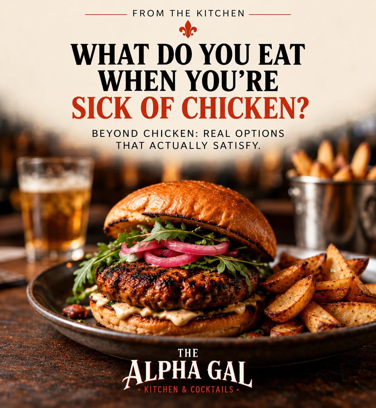 What do you eat instead of chicken?